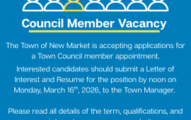 Graphic describing the Council Vacancy and how to apply