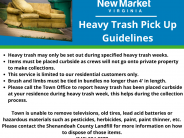 The guidelines for heavy trash pick up