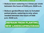 information graphic on tips for conservation