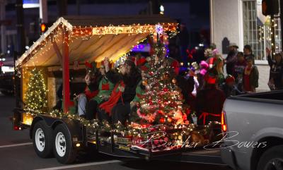 Photo of holiday parade float