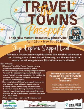 Travel the Towns Passport Flyer