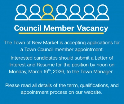 Graphic describing the Council Vacancy and how to apply