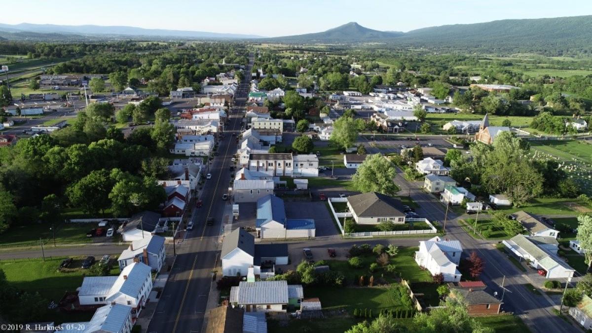 overhead view of New Market