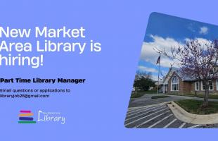 New Market Area Library is Hiring! Part Time Library Manager
