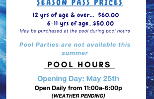 Pool information graphic